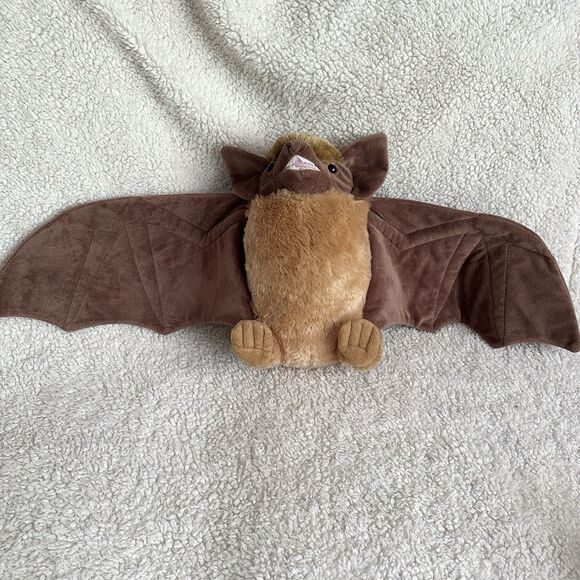 Wild Republic Other - Wild Republic Bat Stuffed Animal Toy Plush Doll Brown Soft Plush Realistic